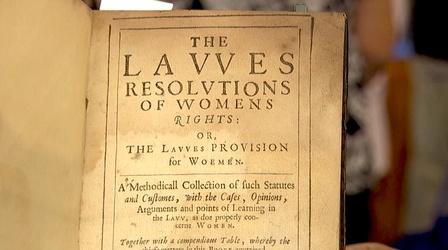 Video thumbnail: Antiques Roadshow Appraisal: 1632 "The Lawes Resolutions of Women's Rights"