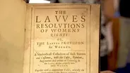 Appraisal: 1632 "The Lawes Resolutions of Women's Rights"