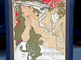 Appraisal: 1896 Alphonse Mucha Poster