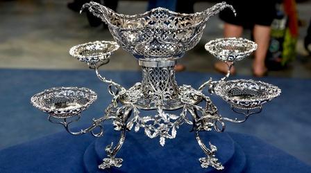 Video thumbnail: Antiques Roadshow Appraisal: 1765 Thomas Pitts Silver Epergne
