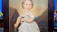 Appraisal: Folk Art Portrait of a Child, ca. 1825