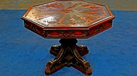 Video thumbnail: Antiques Roadshow Appraisal: Gothic Revival Center Table, ca. 1850