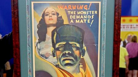 Video thumbnail: Antiques Roadshow Appraisal: 1935 "Bride of Frankenstein" Pressbook