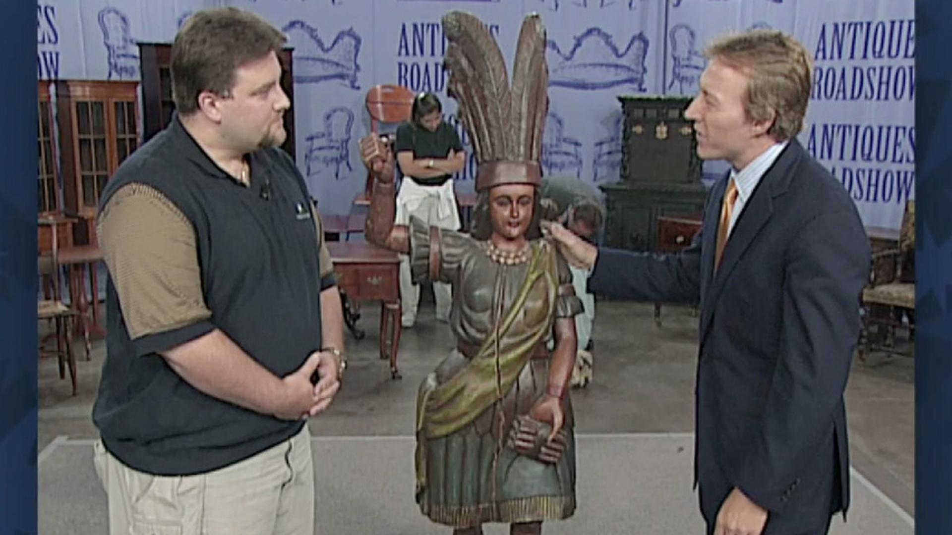Appraisal Late 20thCentury Cigar Store Indian Antiques Roadshow