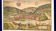 Appraisal: 1588 Braun & Hogenberg Engraving of Munden...