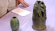 Appraisal: Teco Pottery Vases 