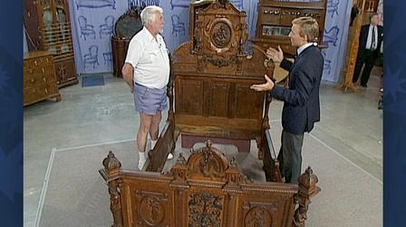 Video thumbnail: Antiques Roadshow Appraisal: Victorian Carved Oak Bed