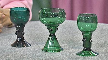 Video thumbnail: Antiques Roadshow Appraisal: Green Glass Roemers Reproductions