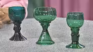 Appraisal: Green Glass Roemers Reproductions