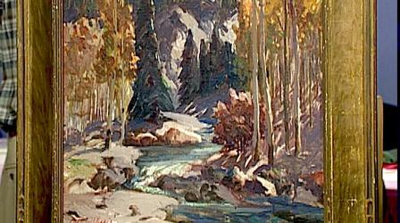 Video thumbnail: Antiques Roadshow Appraisal: Fremont Ellis Painting, "Red River Canyon, El Ran