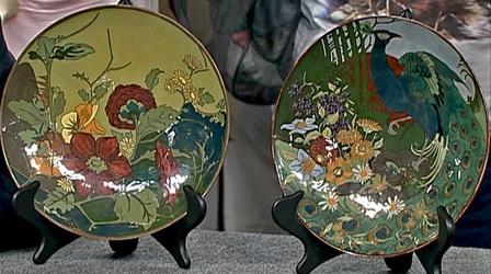 Video thumbnail: Antiques Roadshow Rozenburg Pottery Plaques, ca. 1900