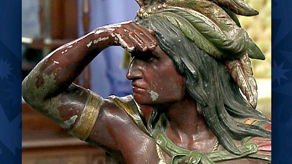 S18 Ep30: Appraisal: Cast Zinc Cigar Store Indian image
