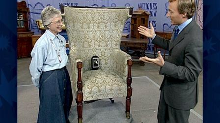 Video thumbnail: Antiques Roadshow Appraisal: Federal Mahogany Wing Armchair