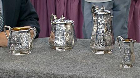 Video thumbnail: Antiques Roadshow Appraisal: 1844 London Sterling Tea Set