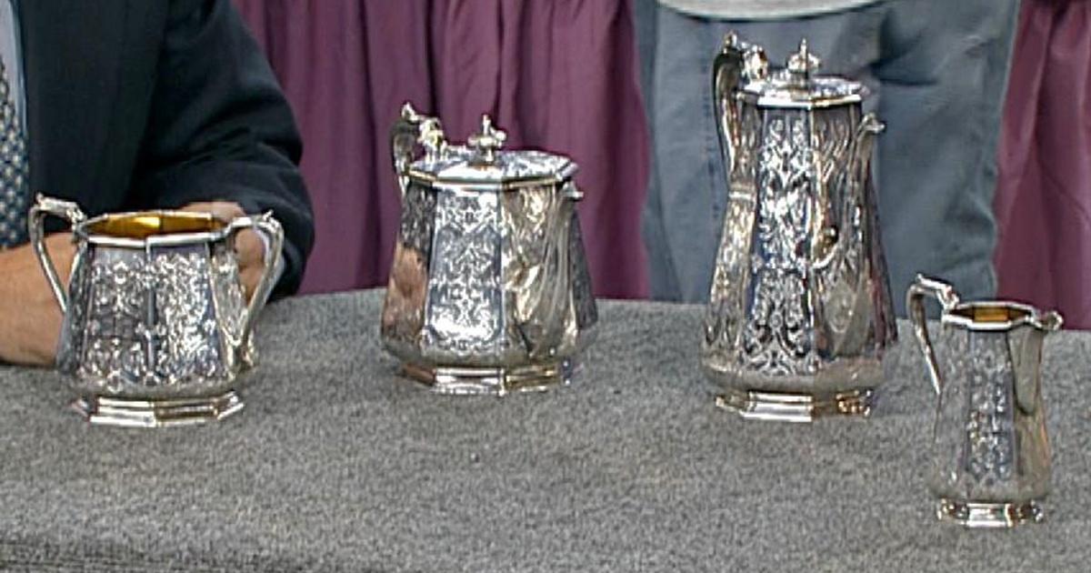 Antiques Roadshow Appraisal 1844 London Sterling Tea Set Season 18 Episode 30 PBS