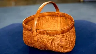 Appraisal: Shelton Sisters Woven Basket, ca. 1910