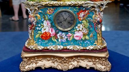 Video thumbnail: Antiques Roadshow Appraisal: French Porcelain Clock, ca. 1840