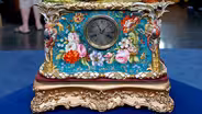 Appraisal: French Porcelain Clock, ca. 1840