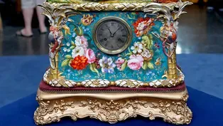Appraisal: French Porcelain Clock, ca. 1840