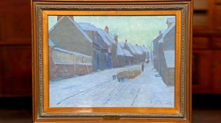 Video thumbnail: Antiques Roadshow Appraisal: 1892 Edward W. Redfield "A Winter Evening" Oil