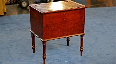 Video thumbnail: Antiques Roadshow Appraisal: Sugar Chest with Added Inlay, ca. 1830
