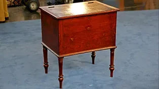 Appraisal: Sugar Chest with Added Inlay, ca. 1830