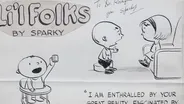 Appraisal: 1949 Charles Schulz "Li'l Folks" Original Cartoon