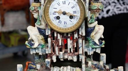 Video thumbnail: Antiques Roadshow Appraisal: French Palissy Ware Mantel Clock, ca. 1880