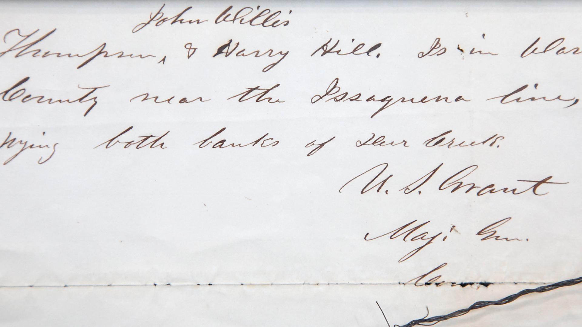 Appraisal: 1863 Ulysses S. Grant Letter