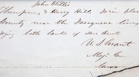 Video thumbnail: Antiques Roadshow Appraisal: 1863 Ulysses S. Grant Letter