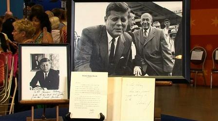 Video thumbnail: Antiques Roadshow Web Appraisal: Collection of Items Signed by Jack Kennedy