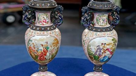 Video thumbnail: Antiques Roadshow Appraisal: Viennese Enamel Vases, ca. 1880