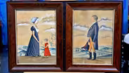 Appraisal: Jacob Maentel Watercolors, ca. 1835