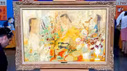 Appraisal: Le Pho Oil on Silk, ca. 1950