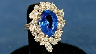 Appraisal: Cartier Sapphire & Diamond Ring