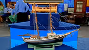 Appraisal: A.G. Jewett Watercolor & Ship Model