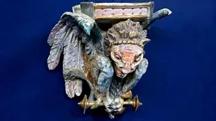 Appraisal: Gargoyle Pottery Wall Bracket, ca. 1880