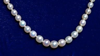 Appraisal: Graduated Natural Oriental Pearl Necklace