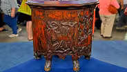 Appraisal: Patriotic Pyrography Cabinet, ca. 1910