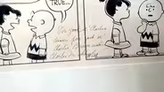 Appraisal: 1955 C. Schulz Signed "Peanuts" Strip