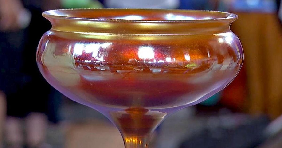 Antiques Roadshow Appraisal Tiffany Studios Flower Form Vase, ca