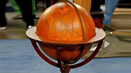 Video thumbnail: Antiques Roadshow Appraisal: 1844 Newton's Terrestrial Floor Globe