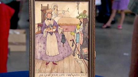 Video thumbnail: Antiques Roadshow Appraisal: Violet Brunton Watercolor, ca. 1895