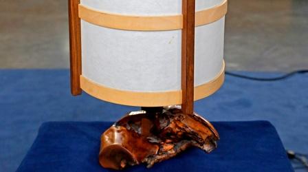 Video thumbnail: Antiques Roadshow Appraisal: 1978 George Nakashima Lamp with Letters