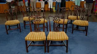 Appraisal: 20th-Century Chippendale-Style Dining Chairs