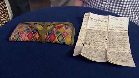 Video thumbnail: Antiques Roadshow Appraisal: Men's Needlework Wallet, ca. 1775