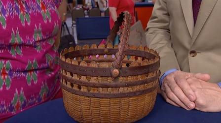 Video thumbnail: Antiques Roadshow Appraisal: Late 19th-Century New England Swing Handle Basket