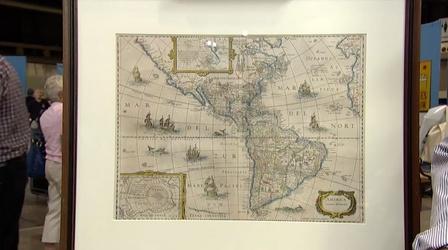 Video thumbnail: Antiques Roadshow Appraisal: Map of America, ca. 1640