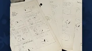 Appraisal: Charles Schulz Comic Strip Art, ca. 1960