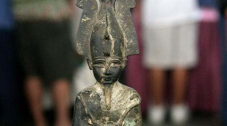 Video thumbnail: Antiques Roadshow Appraisal: Bronze Osiris Figure, ca. 300 BC